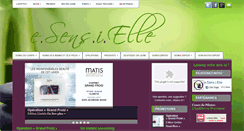 Desktop Screenshot of e-sens-i-elle.com