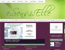 Tablet Screenshot of e-sens-i-elle.com